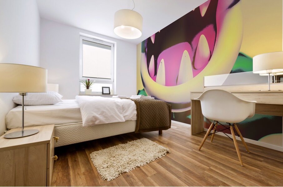 Bits and bites Mural print