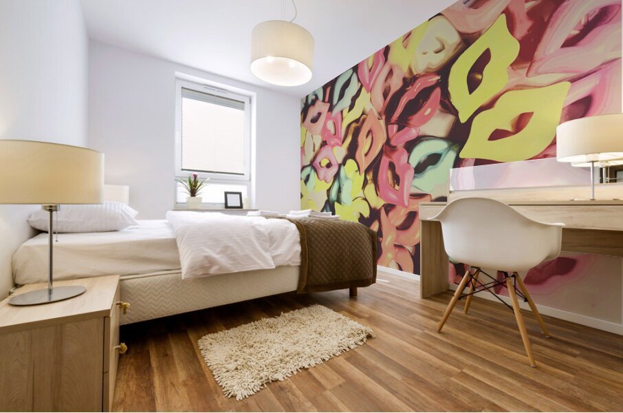 Hot Lips 1960 Mural print