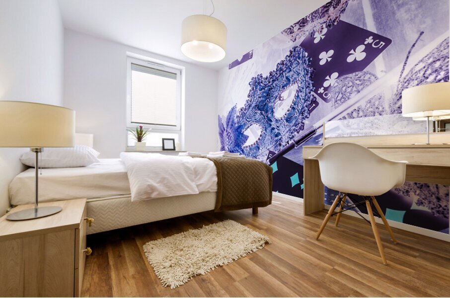 Magical masquerade Mural print