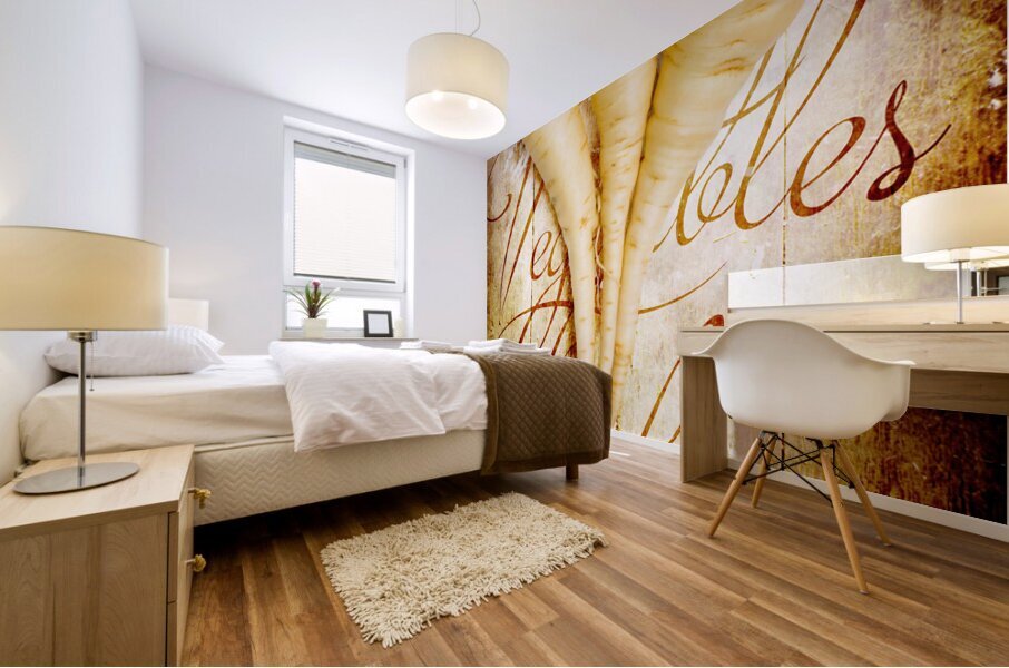 Rustic farm kitchen tin sign Mural print