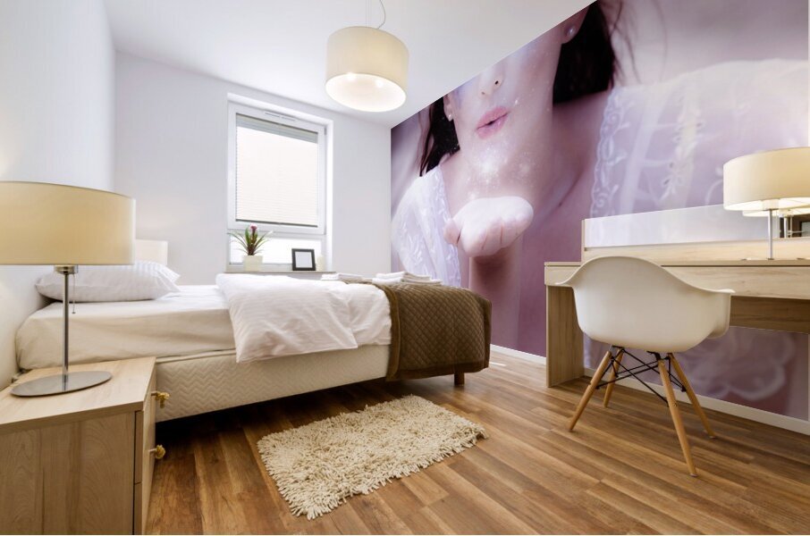 Enchanted Fairy Kisses Mural print