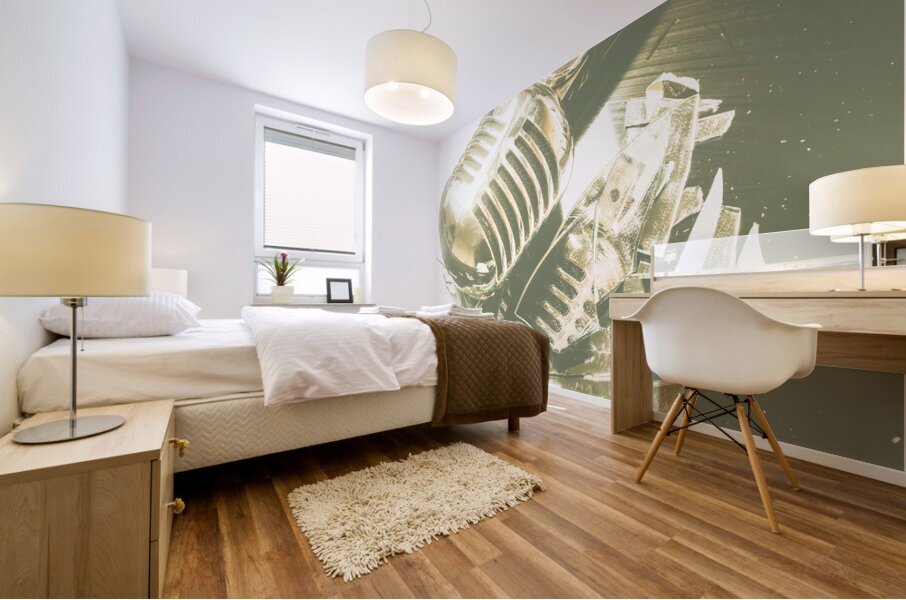 Mic Drop Mural print