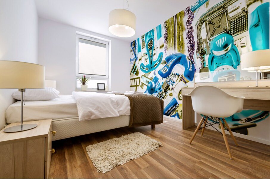 Motorised bedlam Mural print