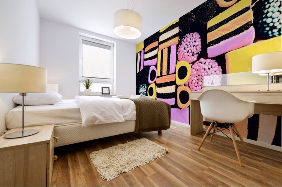 The retro sorts  Mural print