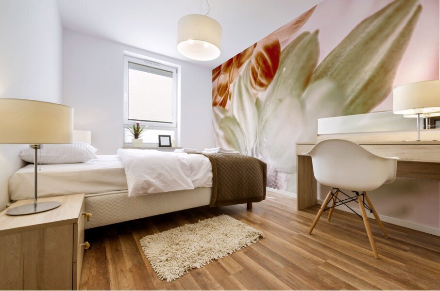 Chrysanthemum creativity Mural print