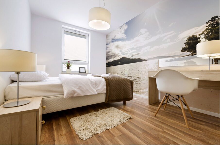 Dennes Point beach Mural print