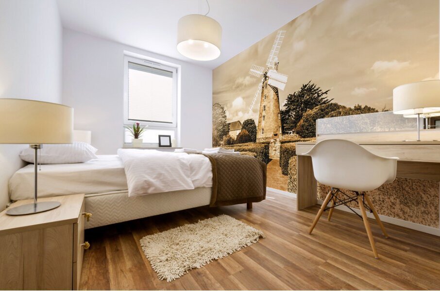 Australian antique flour mill Mural print