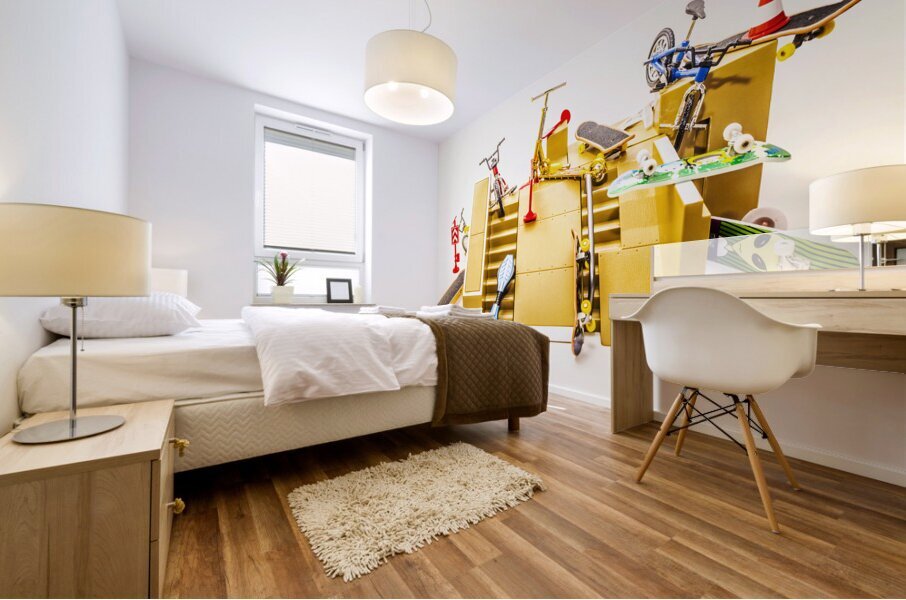 Still skating Mural print