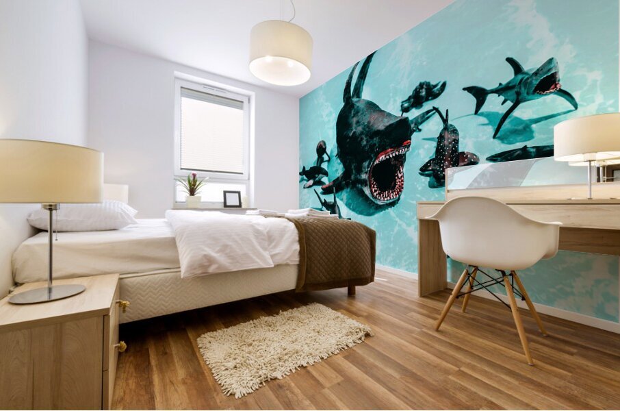 Underwater wilds Mural print