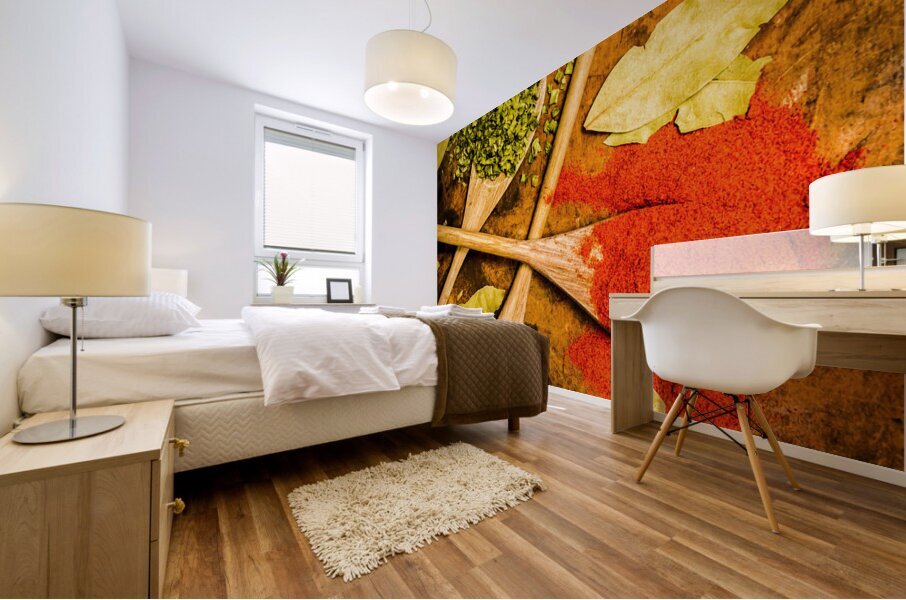 Flavours from the east Mural print