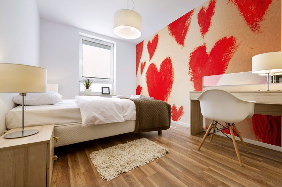 Romance in art Mural print