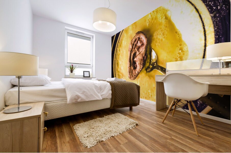 Rich and creamy just the way I like it Mural print