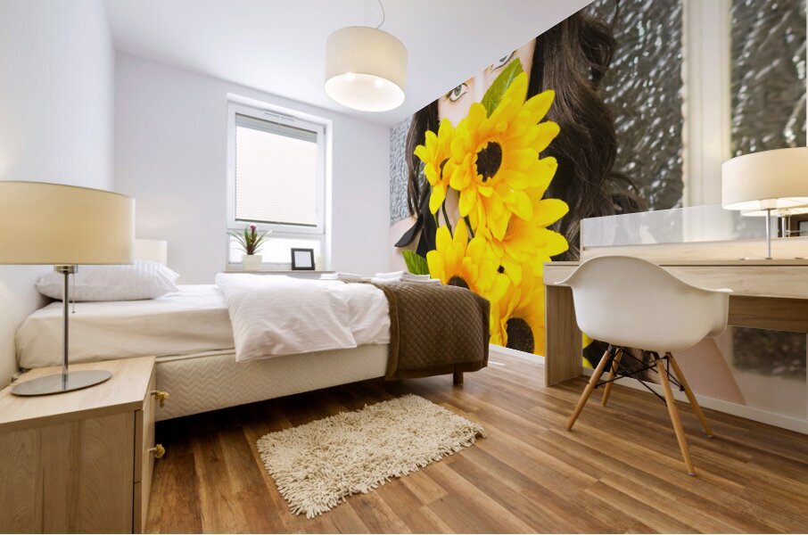 Summer Flowers Mural print