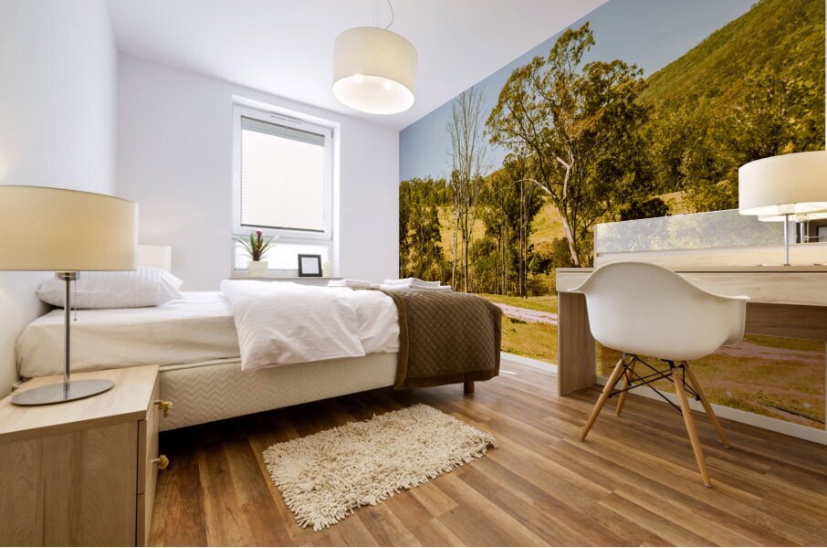 Bucolic backroads Mural print