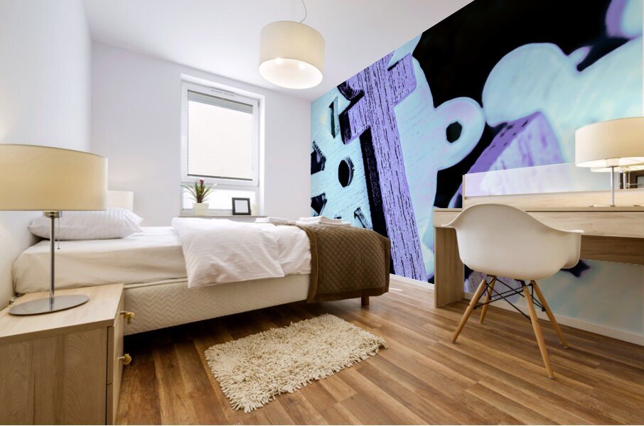 Hooked on sea travel Mural print