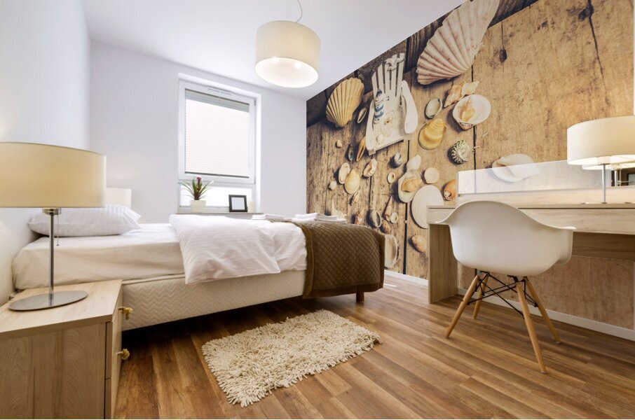 Miniature sea escape Mural print