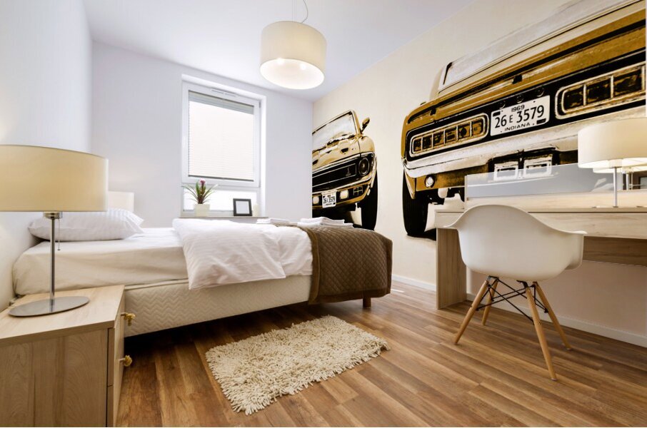 Muscle machine Mural print