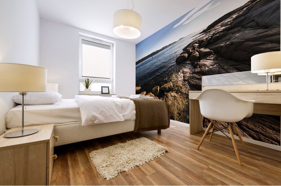 Australian bay in eastern Tasmania Mural print