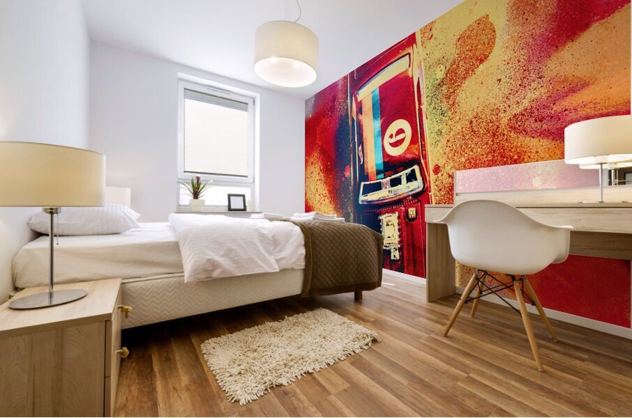 The hood Mural print