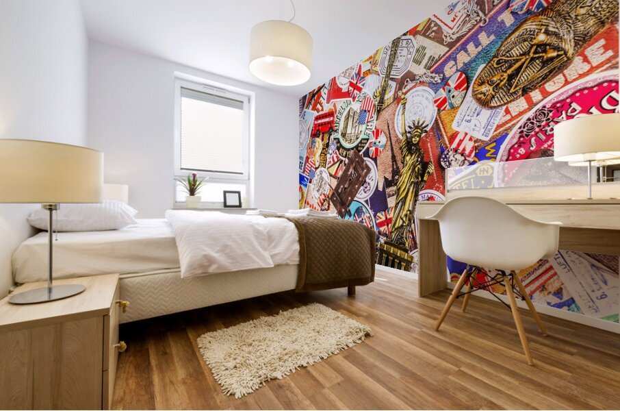 The world hotel Mural print