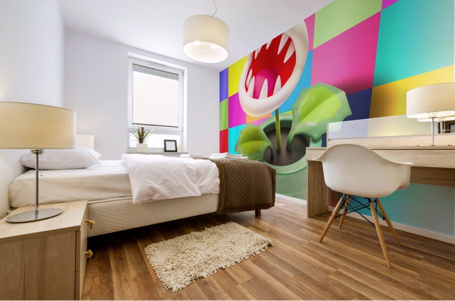 Plant PiraNES Mural print