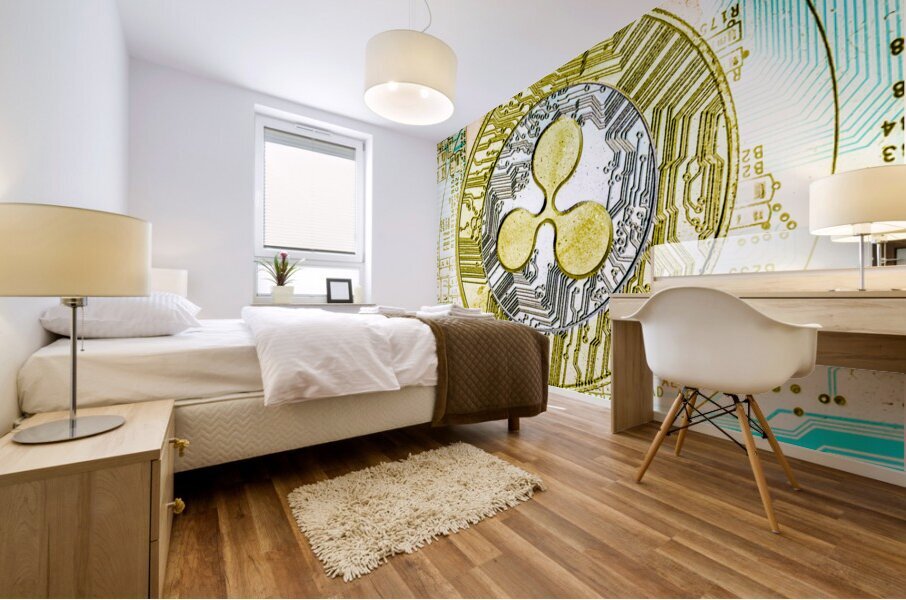 Ripple effect Mural print