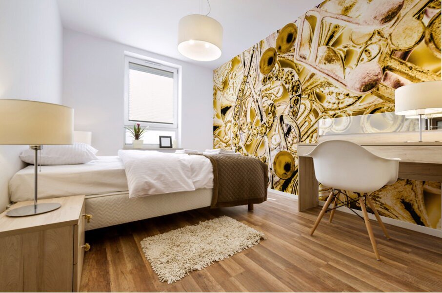 Club of staffs Mural print