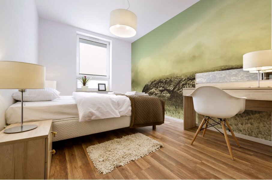 Mountains and peaks Mural print