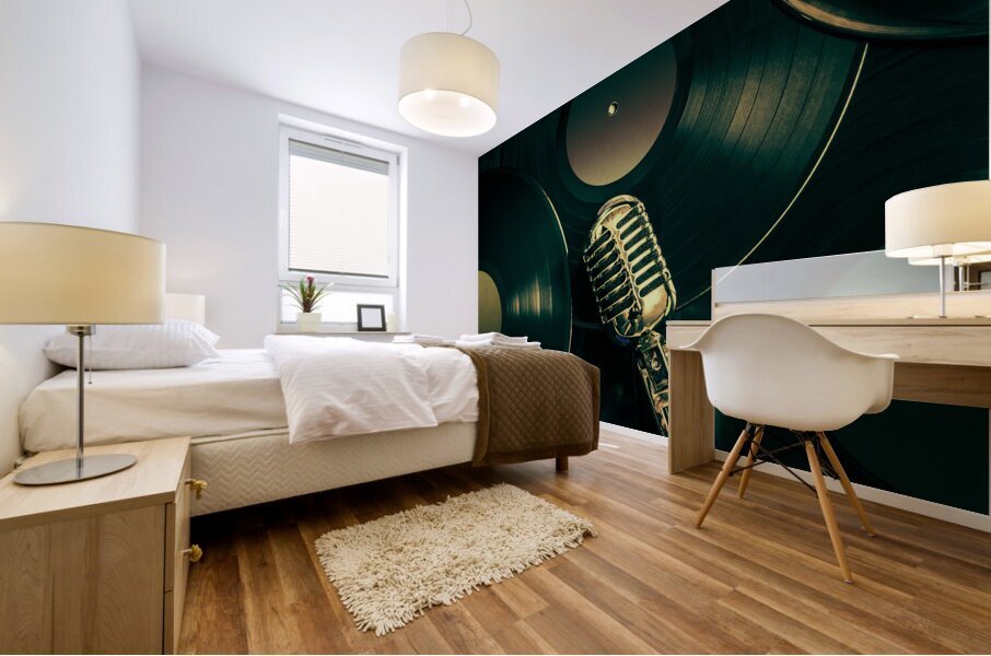 Recording studio art Mural print