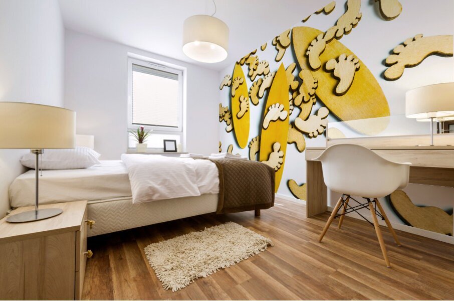 Hang ten  Mural print