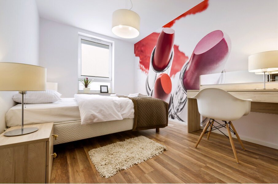 Contemporary cosmetics Mural print