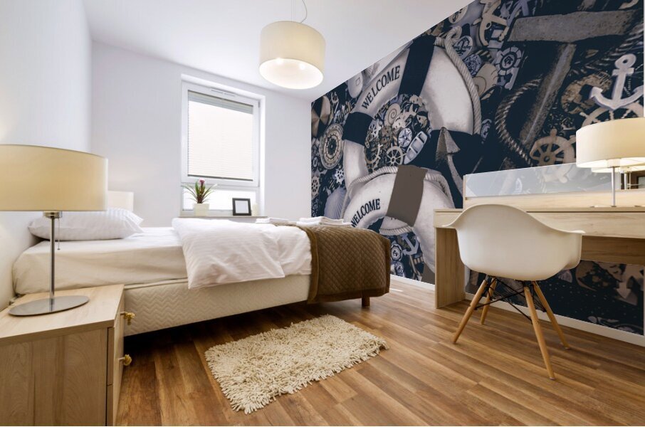 Circular bay Mural print