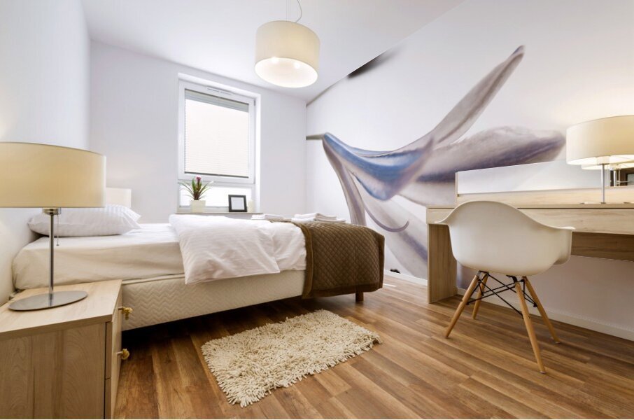 Blue Bell Agapanthus flower  Mural print