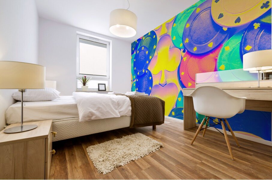 Lucky Lineup Mural print