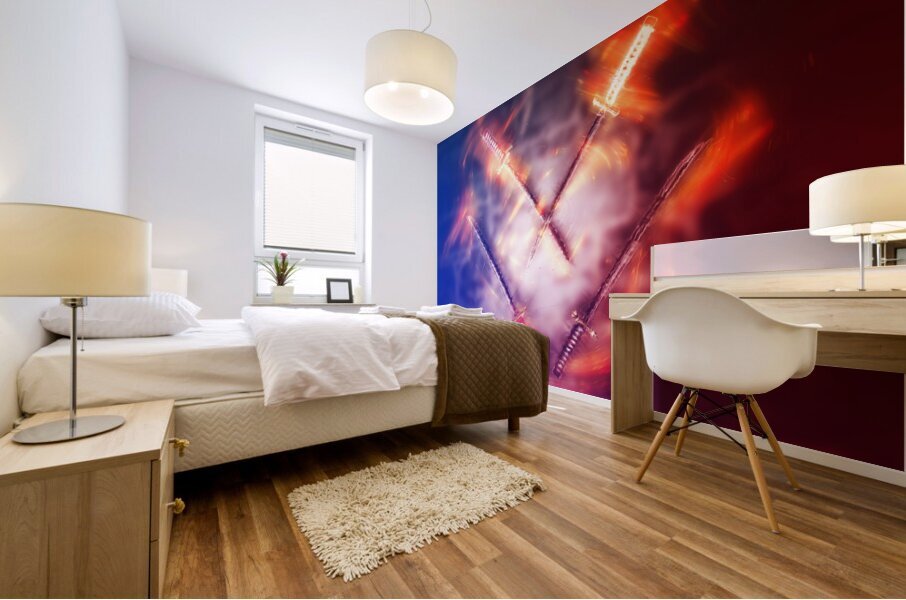 Forged in fire Mural print