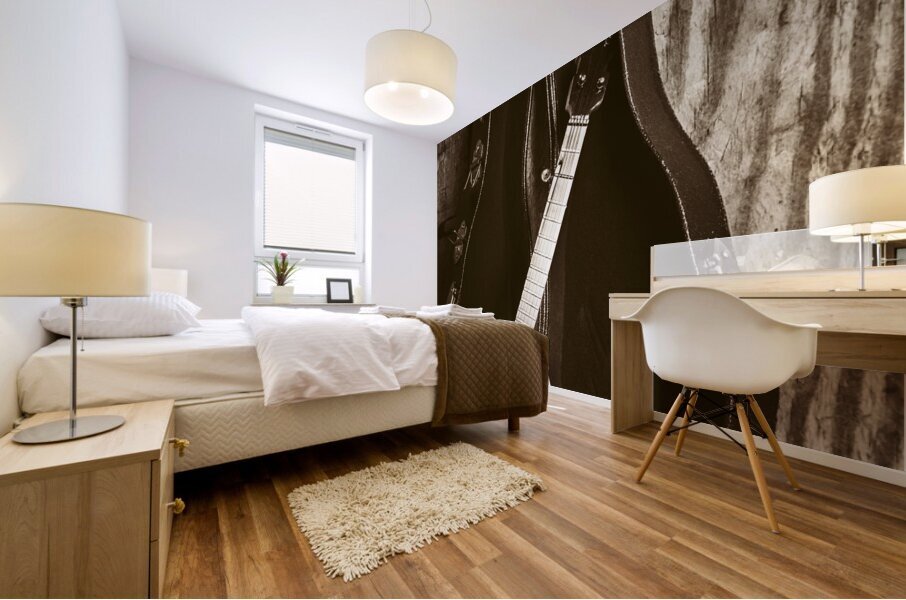 The banjo barn Mural print