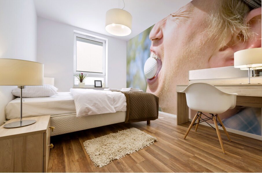 Mad About Golf Mural print