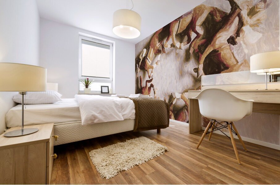 Winners circle Mural print