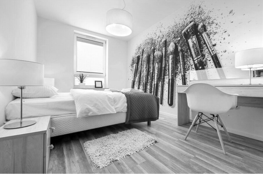 Shades of grey Mural print