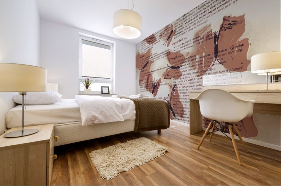 Exotic scripts Mural print