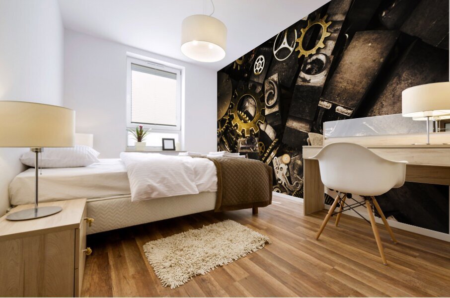 Systemic coglapse Mural print