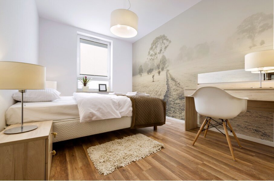 Winter Tasmania background Mural print