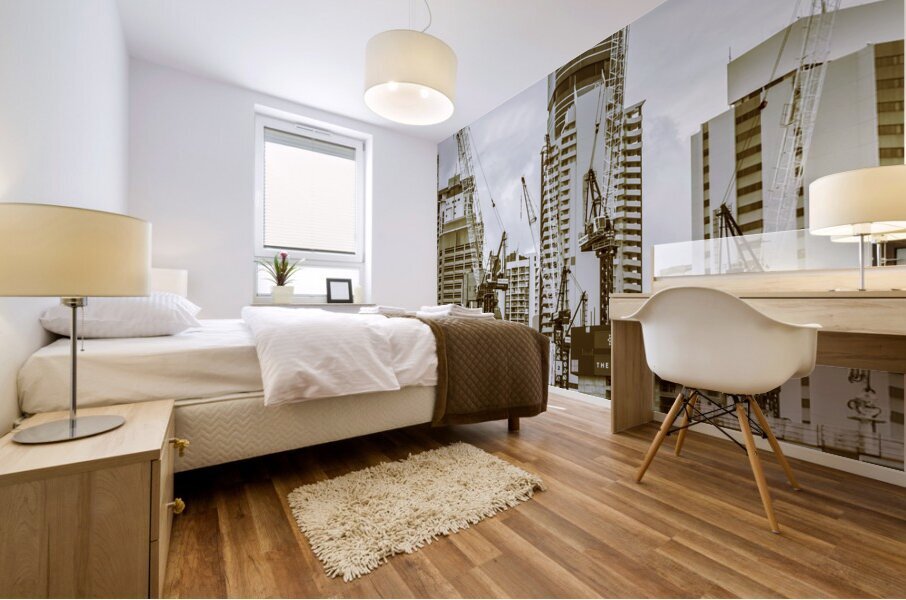 Under construction Mural print