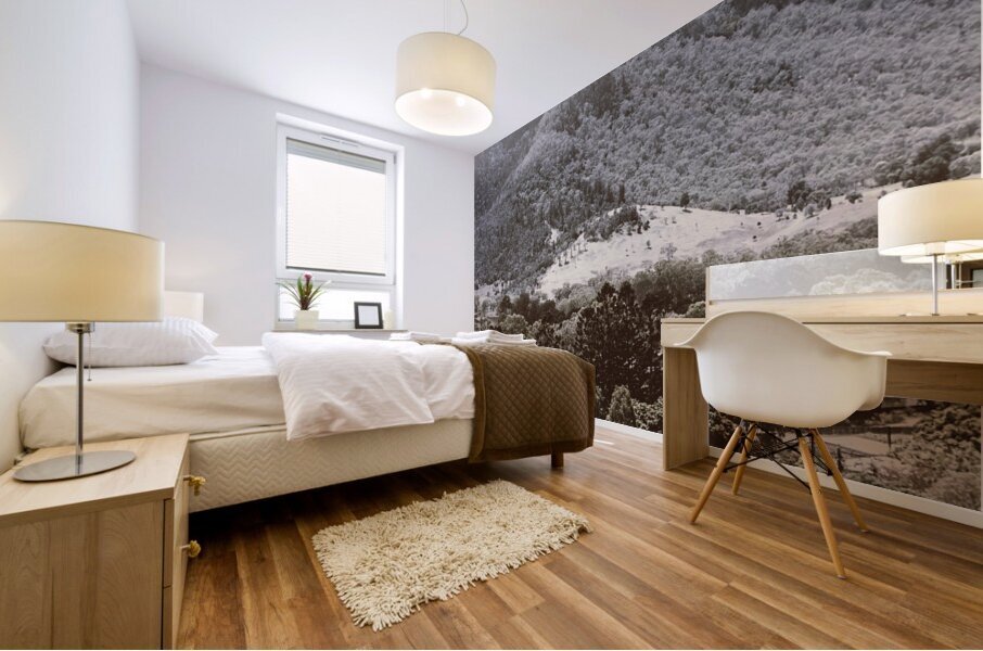 Layers of Mount Perry Mural print