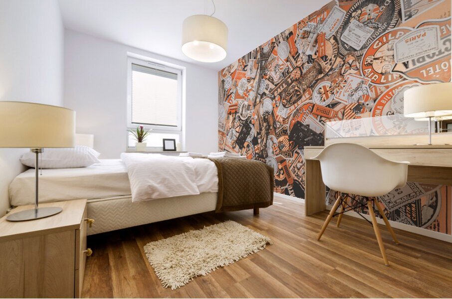 Souvenirs Mural print