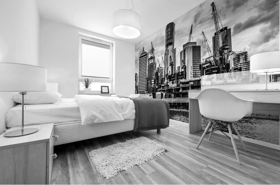 Downtown build-up Mural print