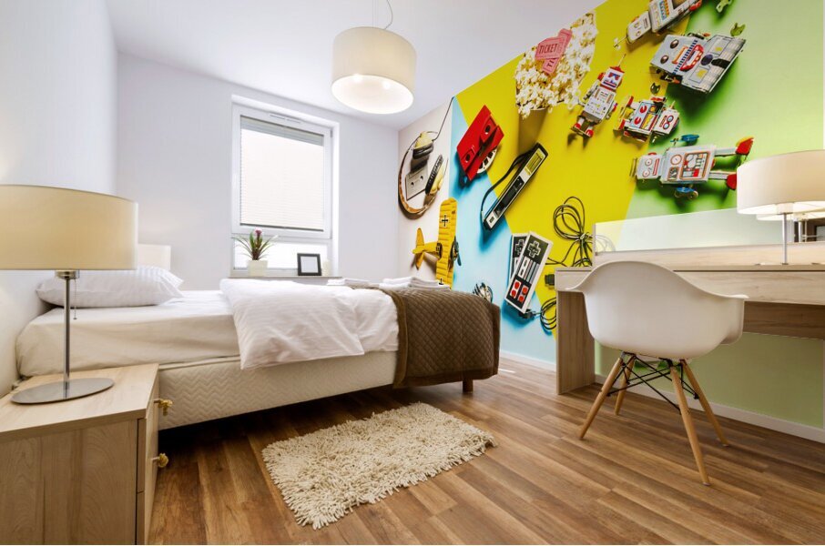 Play on pop art Mural print