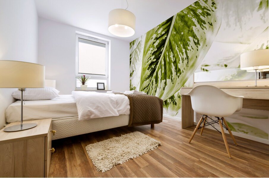 Jungle greens Mural print