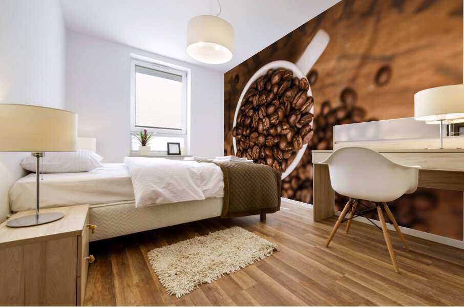 Coffee bean advert Mural print