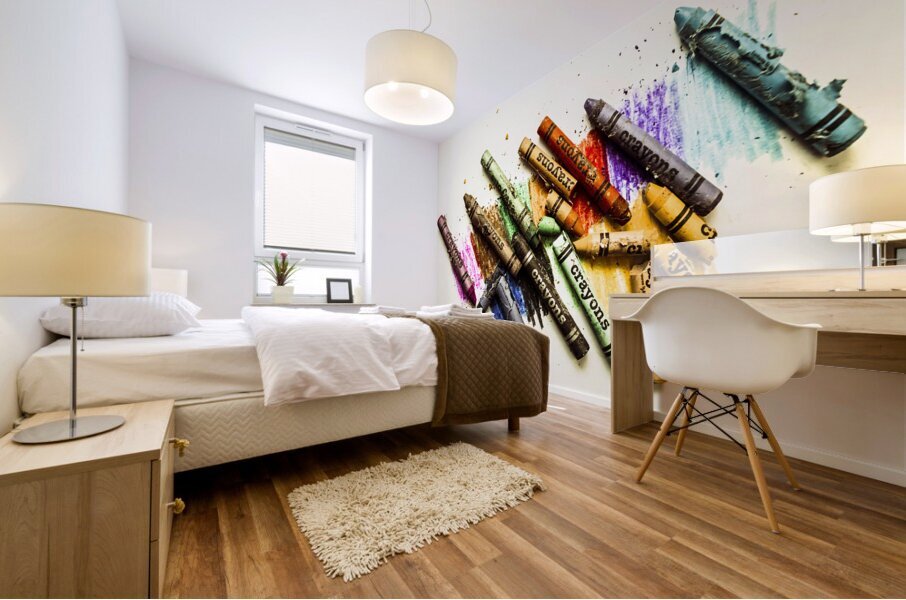 Rainbow shades Mural print